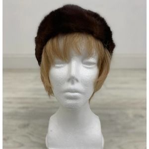 Vintage 1950s Era Mink Hat (HG)